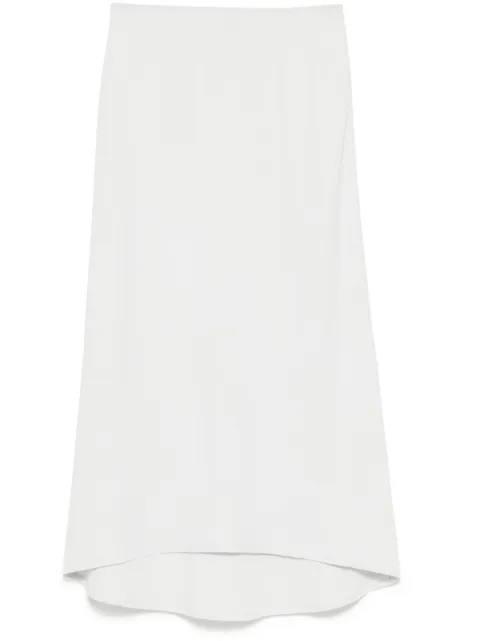 James Perse bias-cut sateen skirt Blue WLMP5987