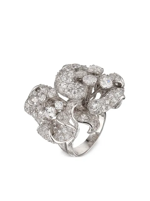 Anabela Chan 18kt white gold Magnolia diamond ring Silver AC14FD11RSWGWD