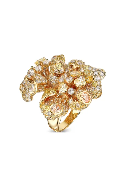 Anabela Chan 18kt yellow gold vermeil Bloomingdale diamond ring Gold AC14FD01RSYGCD