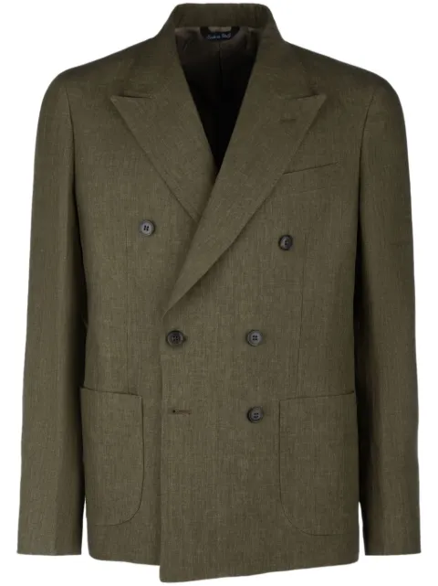 Brian Dales double-breasted blazer Green JK5117G74T