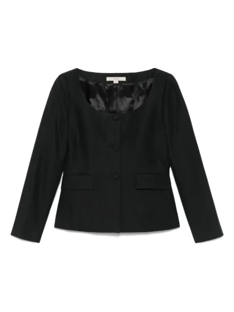 REMAIN open-neck jacket Black 502522100