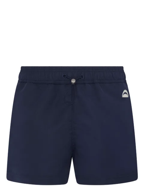 Let's Swim Shark-appliqué swim shorts Blue LSM031TR