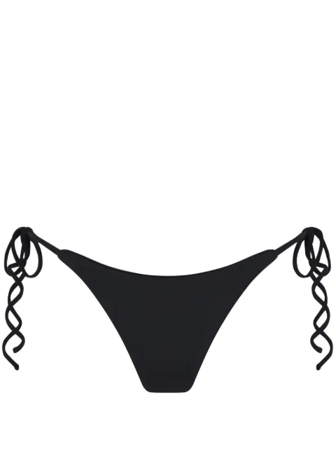 Let's Swim side-tie bikini bottom Black LSW026BKBTM