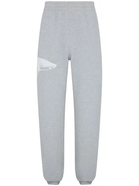 Let's Swim Shark-logo track pants Grey LSM025JOG