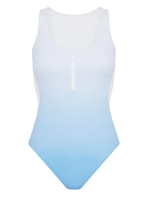 Let's Swim zip-up swimsuit Blue LSW021SS