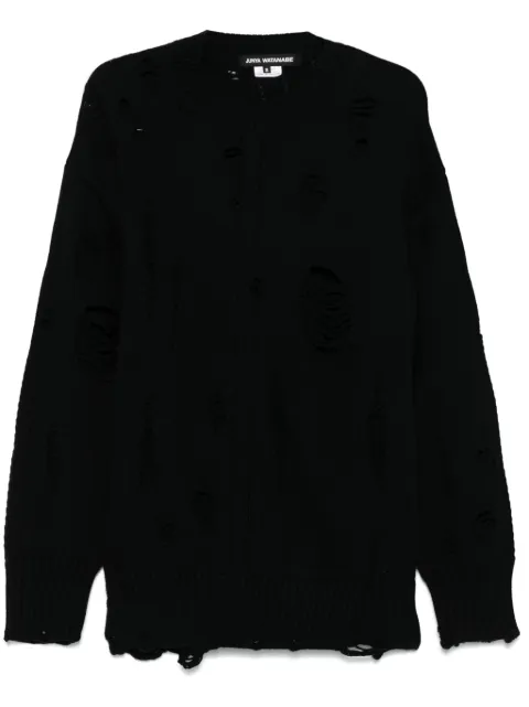 Junya Watanabe distressed jumper Black JNN005