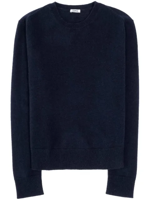 ASPESI cashmere crew-neck sweater Blue 33074567