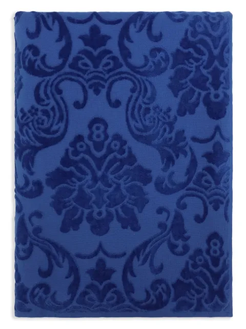 Dolce & Gabbana cotton beach towel Blue TCF019TCAGB