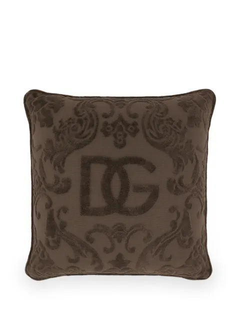 Dolce & Gabbana Cotton Terry cushion Brown TCE001TCAGM