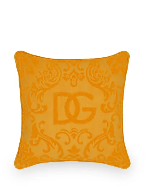 Dolce & Gabbana Cotton Terry Outdoor cushion Orange TCE001TCAGMU0001