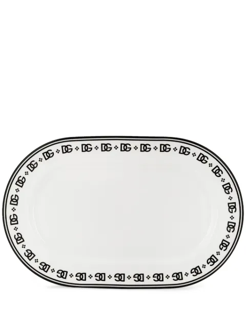 Dolce & Gabbana porcelain platter White TC0147TCALH