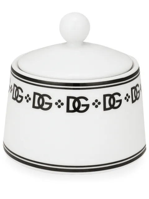 Dolce & Gabbana porcelain sugar bowl White TC0142TCALH