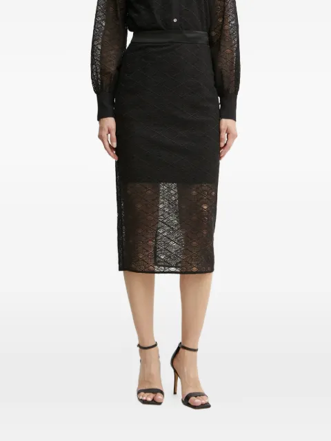 Karl Lagerfeld lace skirt Black 246W1202999
