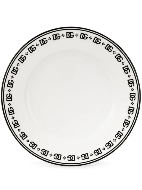 Dolce & Gabbana porcelain charger plate White TC0148TCALH