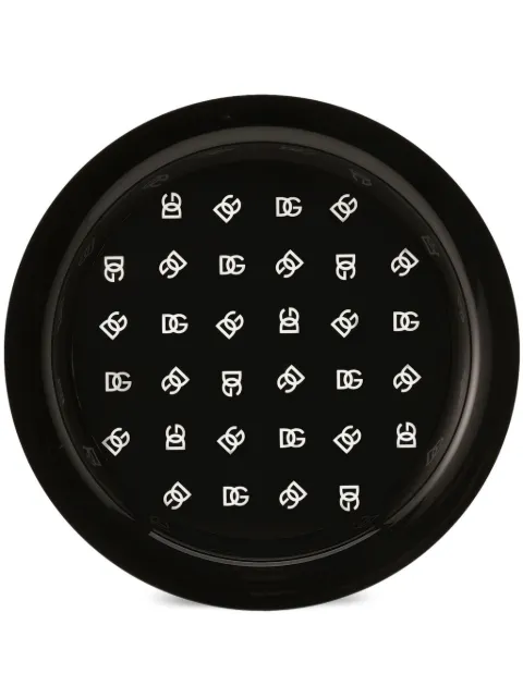 Dolce & Gabbana metal tray (42cm) Black TC0053TCA59