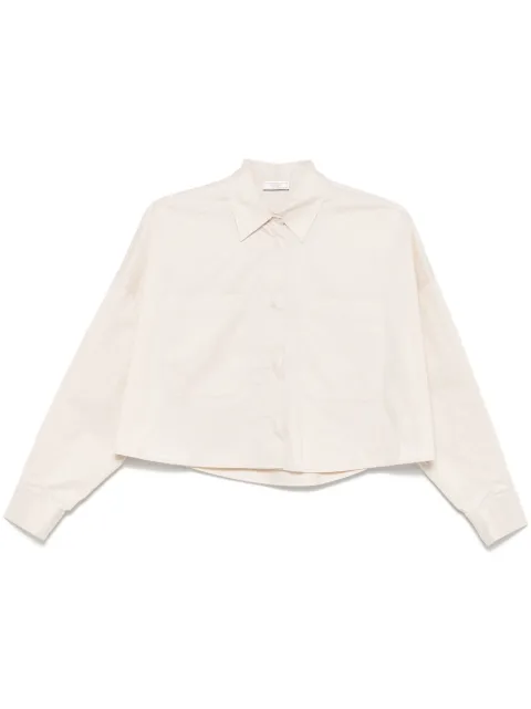 Peserico cropped shirt Neutrals A0656601979
