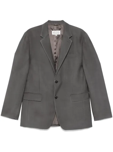 Maison Margiela mohair wool suit jacket Grey S51BN0431M35141