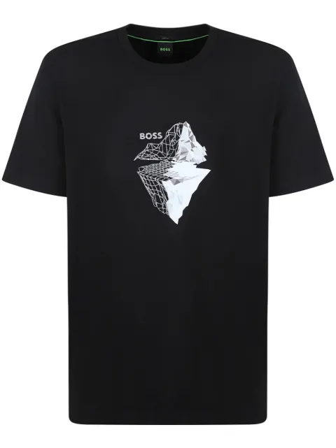 BOSS graphic-print T-shirt Black 50525148