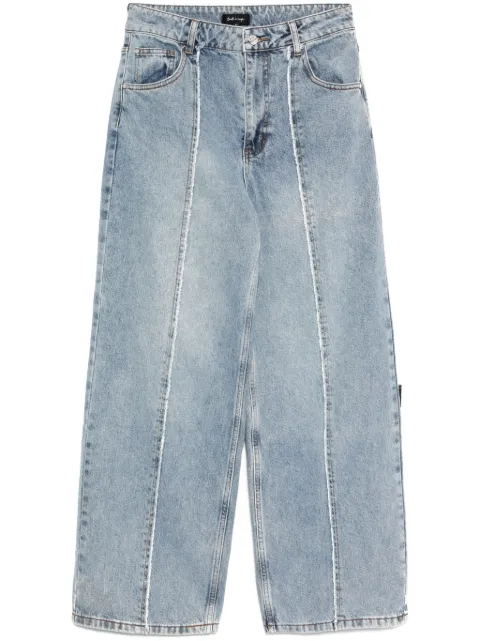 tout a coup wide-leg washed jeans Blue S112AF4