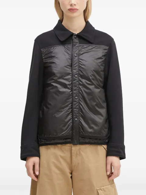 Y-3 panelled button-fastening jacket Black IW7479