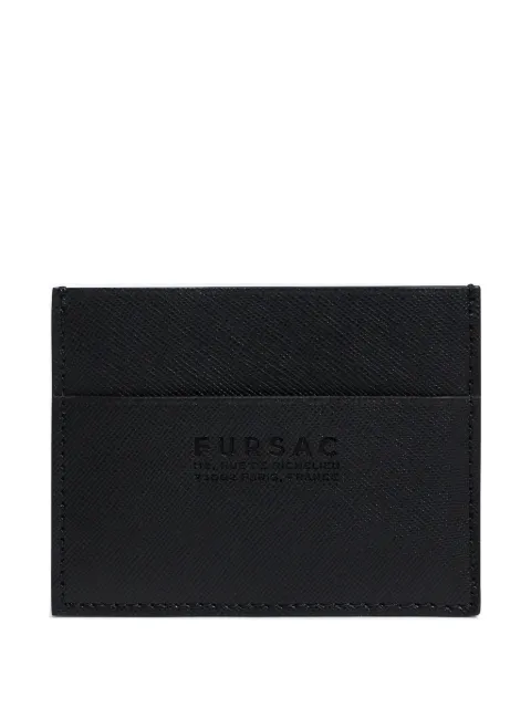 FURSAC logo-debossed cardholder Black FHAPM00070
