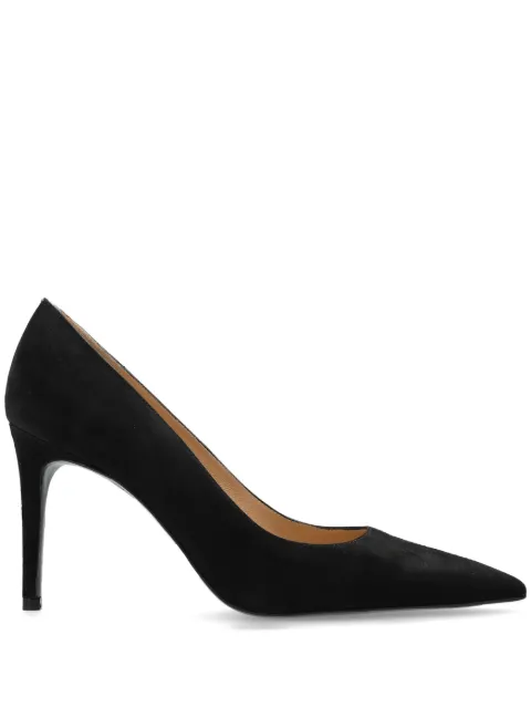 Stuart Weitzman 85mm suede pumps Black SJ948