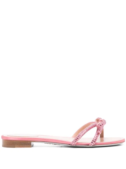 René Caovilla crystal embellishment sandals Pink C12357010R001Y300