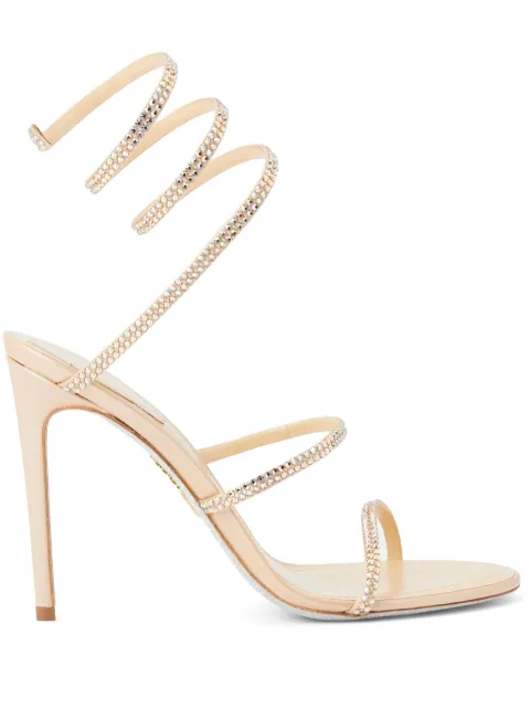 René Caovilla 105mm Cleo sandals Pink C12369105R001V104