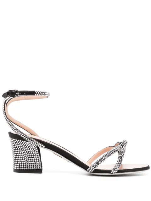 René Caovilla Nicole 50mm sandals Black C12356050R001V065