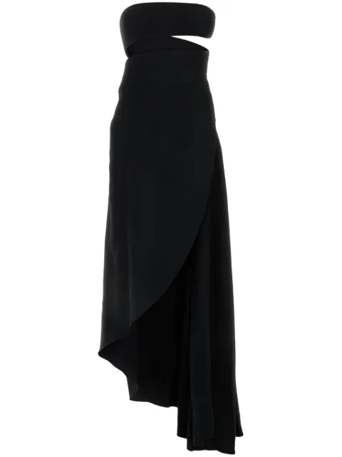 Alaïa Fluid Spiral maxi dress Black AA9R13936T676