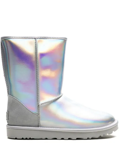 UGG Classic Short "Iridescent" boots Silver 1153610GCGR