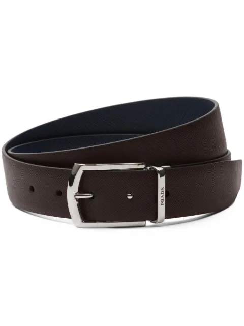 Prada reversible leather belt Brown 2CC468053