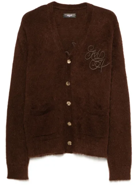 AMIRI MA Swirl Cardigan Brown AMKNCD1033