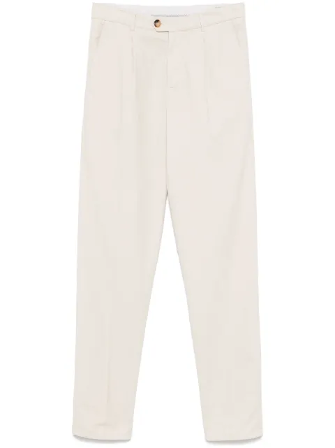 Brunello Cucinelli corduroy trousers White M279DE1450C6316