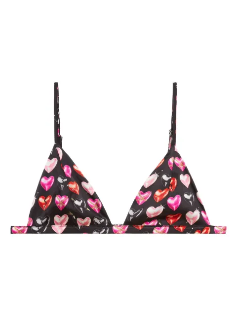 Fleur Du Mal Luxe Triangle bra Black BR04250981