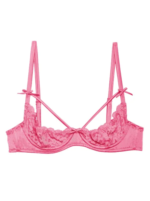 Fleur Du Mal Charlotte peekaboo bra Pink BR00850831
