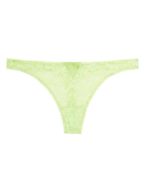 Fleur Du Mal Le Stretch lace thong Green PY04070801