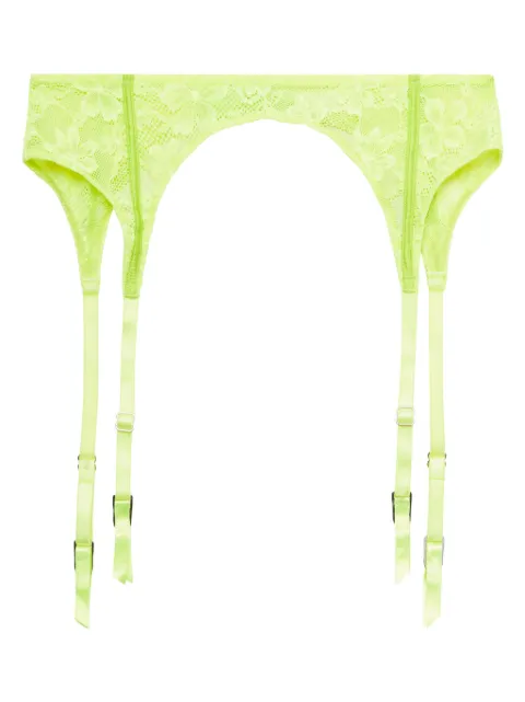 Fleur Du Mal Le Stretch garter belt Green GR00760801
