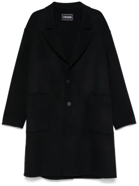 Cenere GB single-breasted coat Black K22491T21
