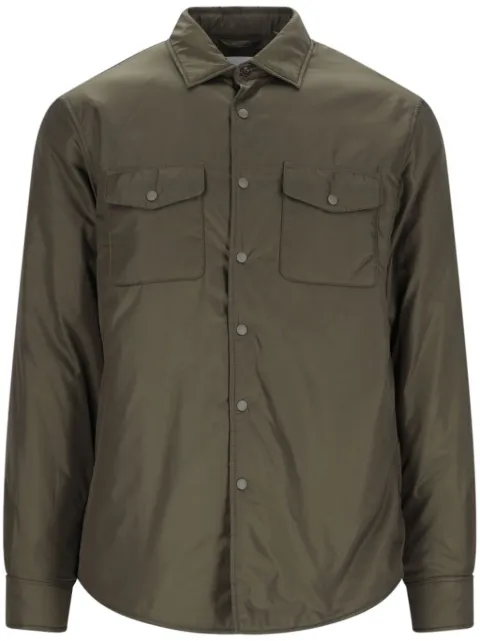 ASPESI press-stud fastening shirt Green I0297961C9