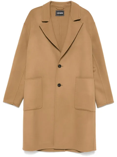 Cenere GB single-breasted coat Brown K22491T21