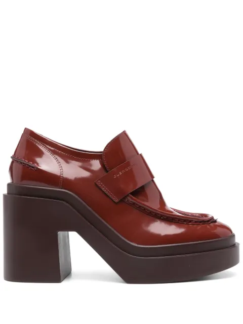 Clergerie 100mm Netta loafers Brown NETTA