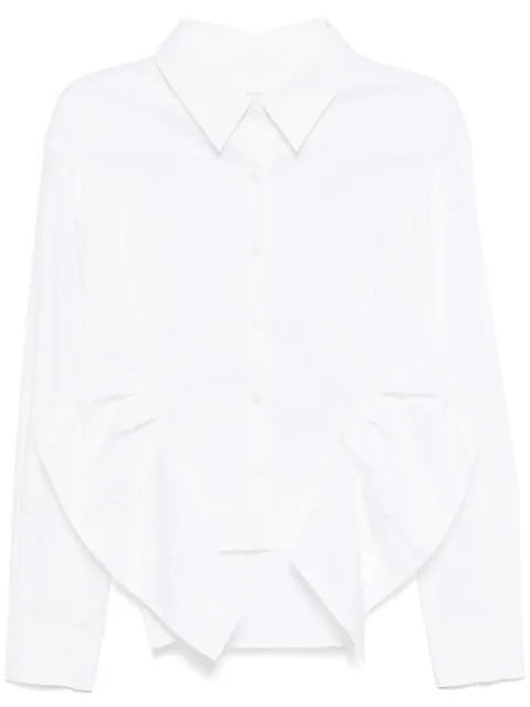 Besfxxk asymmetric shirt White ABDS2450