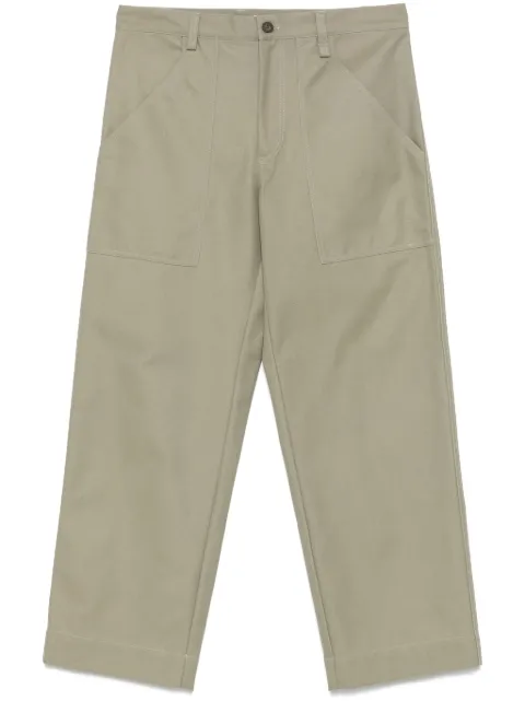 Maison Kitsuné Workwear trousers Green NM01105WW0117