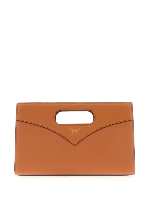 MCM small Diamond tote bag Brown MWRESAK03