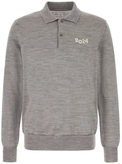 Comme Des Garçons Shirt wool polo shirt Grey FMN007051