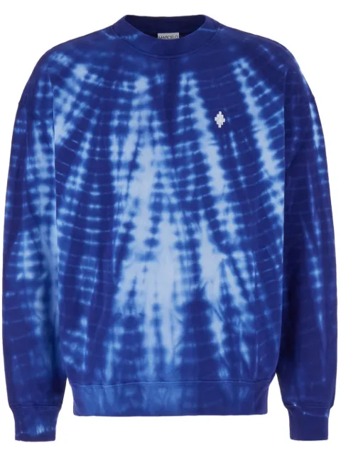COUNTY OF MILAN Aop Soundwaves sweatshirt Blue CMBA097S24FLE002