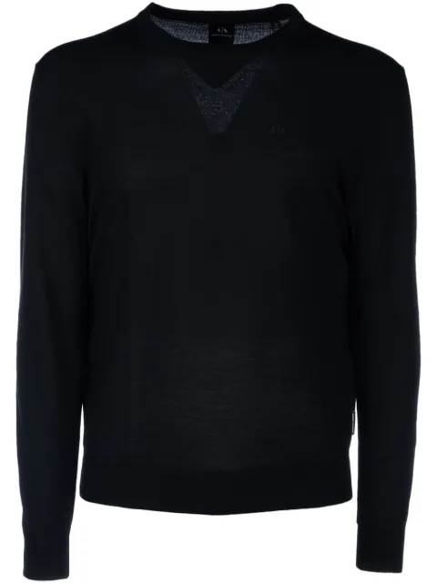 Armani Exchange crew-neck sweater Black 8NZM3AZM8AZ