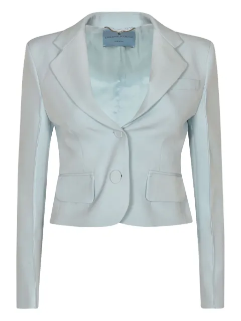 Ermanno Scervino single-breasted cropped jacket Blue D426I717KIK