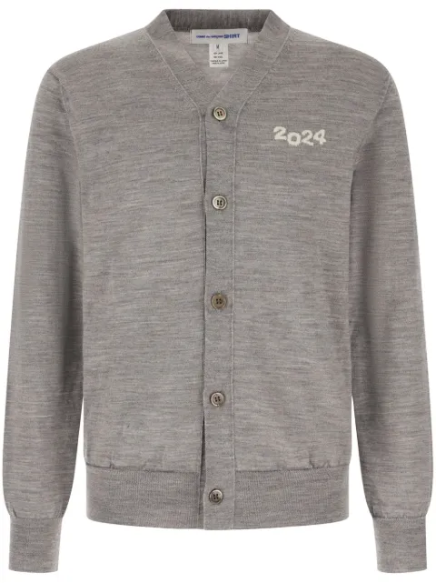 Comme Des Garçons Shirt wool cardigan Grey FMN005051